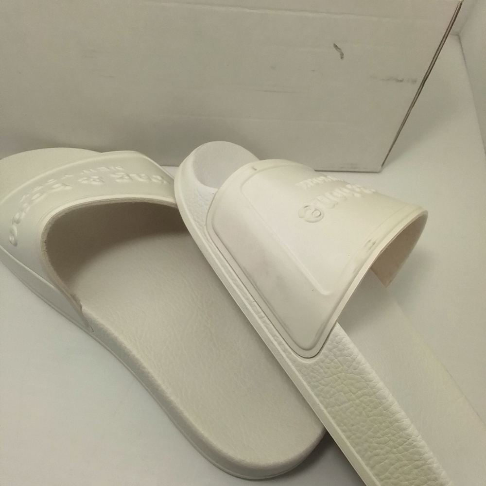 NEW Rag & Bone White Pool Slides - Picture 16 of 16